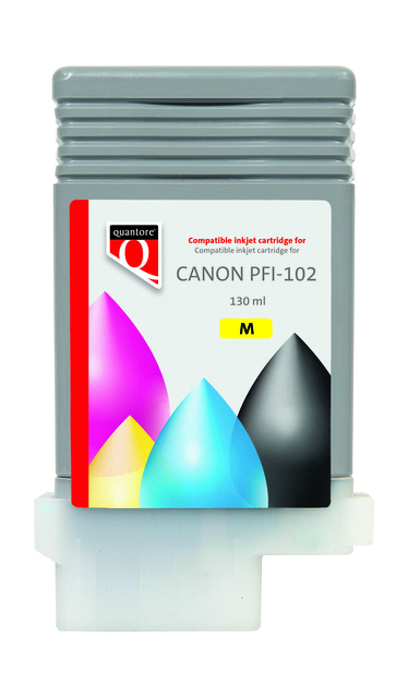Inktcartridge Quantore Canon PFI-102 geel