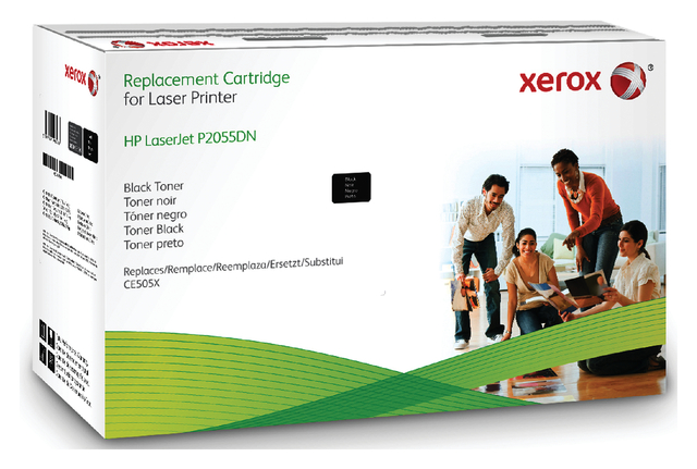 Tonercartridge Xerox alternatief tbv  HP CE505X 05X zwart HC