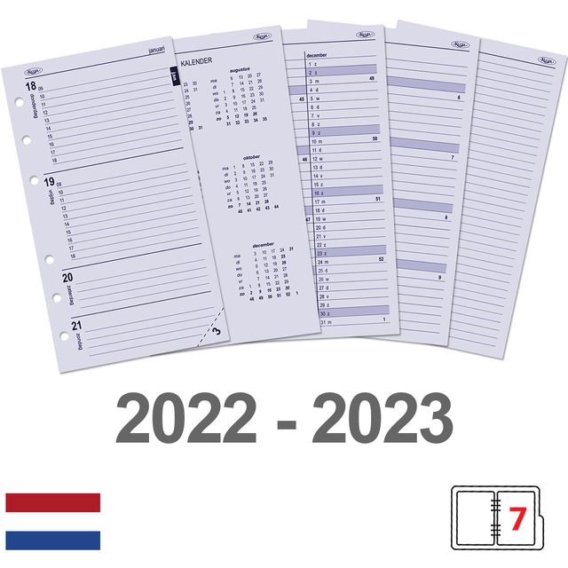 Agendavulling 2024-2025 Kalpa Personal 7dagen/2pagina's